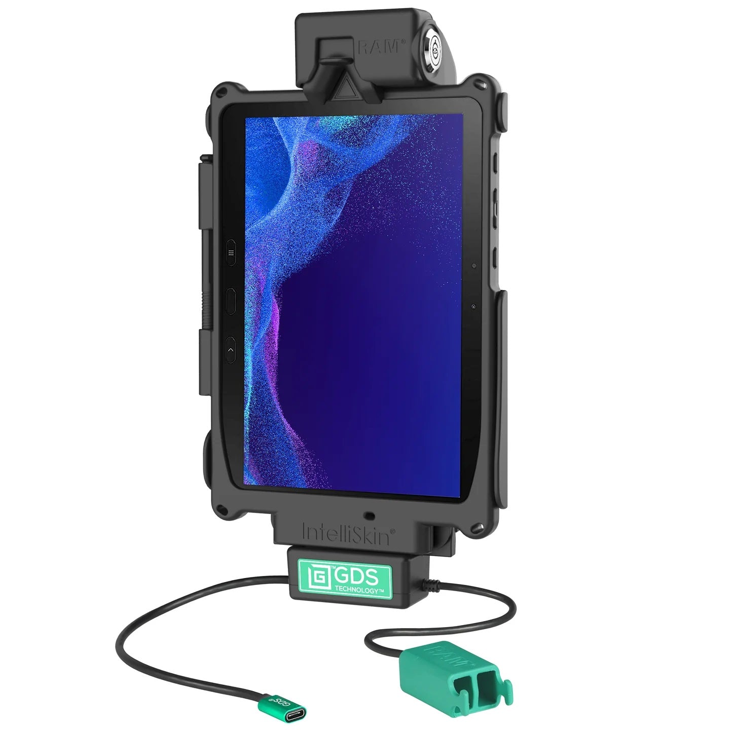 RAM Locking GDS Tough-Dock + Dual USB-A for Samsung Tab Active4 Pro