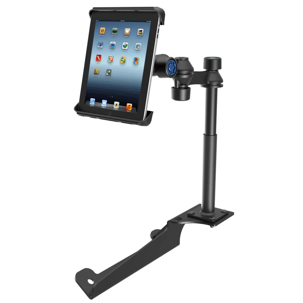 RAM Locking iPad Vehicle Mount for Ford F-250–F-750 (1999–2016) | No-Drill Tab-Lock™ Mount with Security Knobs