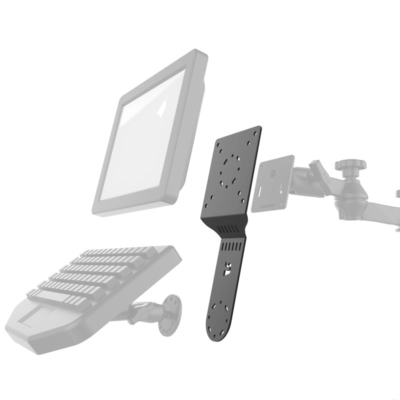 RAM Heavy Duty Long Accessory/Display Bracket - RAM-DIS-103-2AU