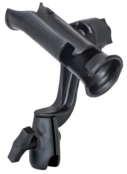 RAM® Tube Jr.™ Fishing Rod Holder with Revolution Arm and C Size 1.5" Ball Socket | RAP-390-RB-NBU