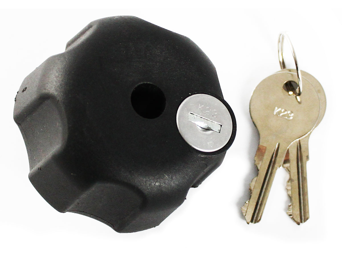 RAM Key Lock Knob with Brass Insert for C Size Socket Arms