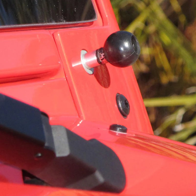 RAM Motorcycle Handlebar Clamp Base with B Size 1" Ball | RAM-B-367U