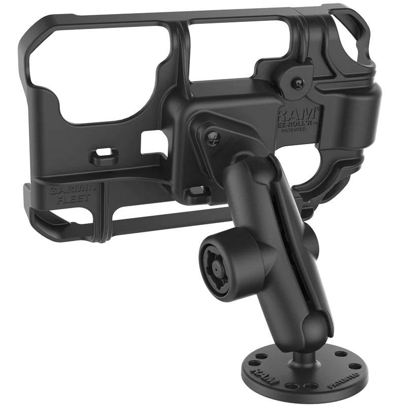 RAM EZ-Roll’r Locking Drill-Down Mount for Garmin Fleet 770, dezl & Overlander GPS