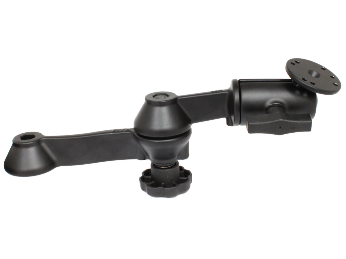 RAM 12" Double Swing Arm  w/ 1.5" Ball AMPS Plate