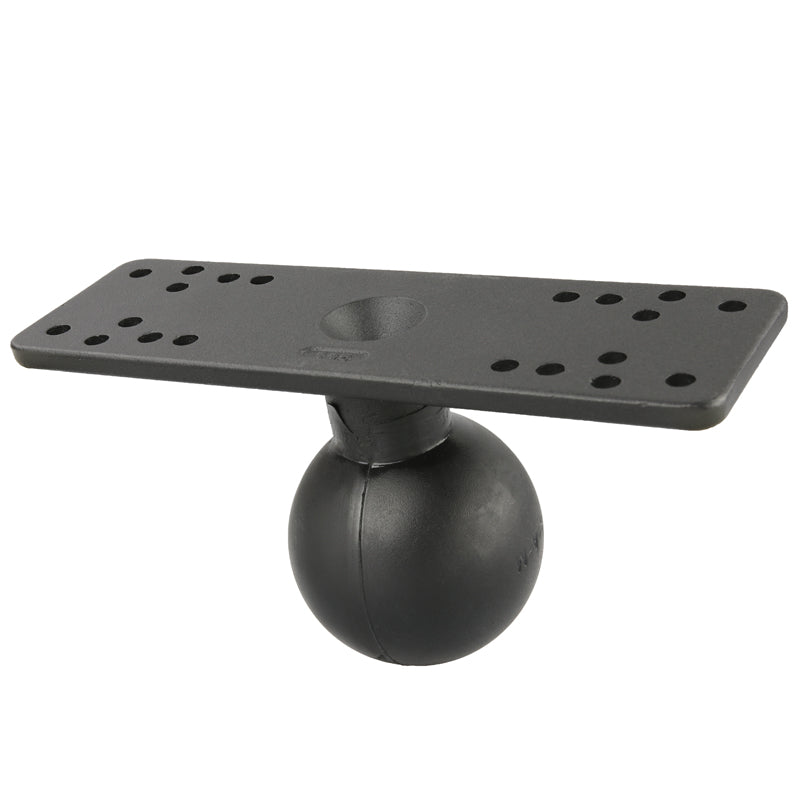 RAM Mount 6.25" x 2" Marine Electronics Base Plate with D Size 2.25" Ball | RAM-D-115BU