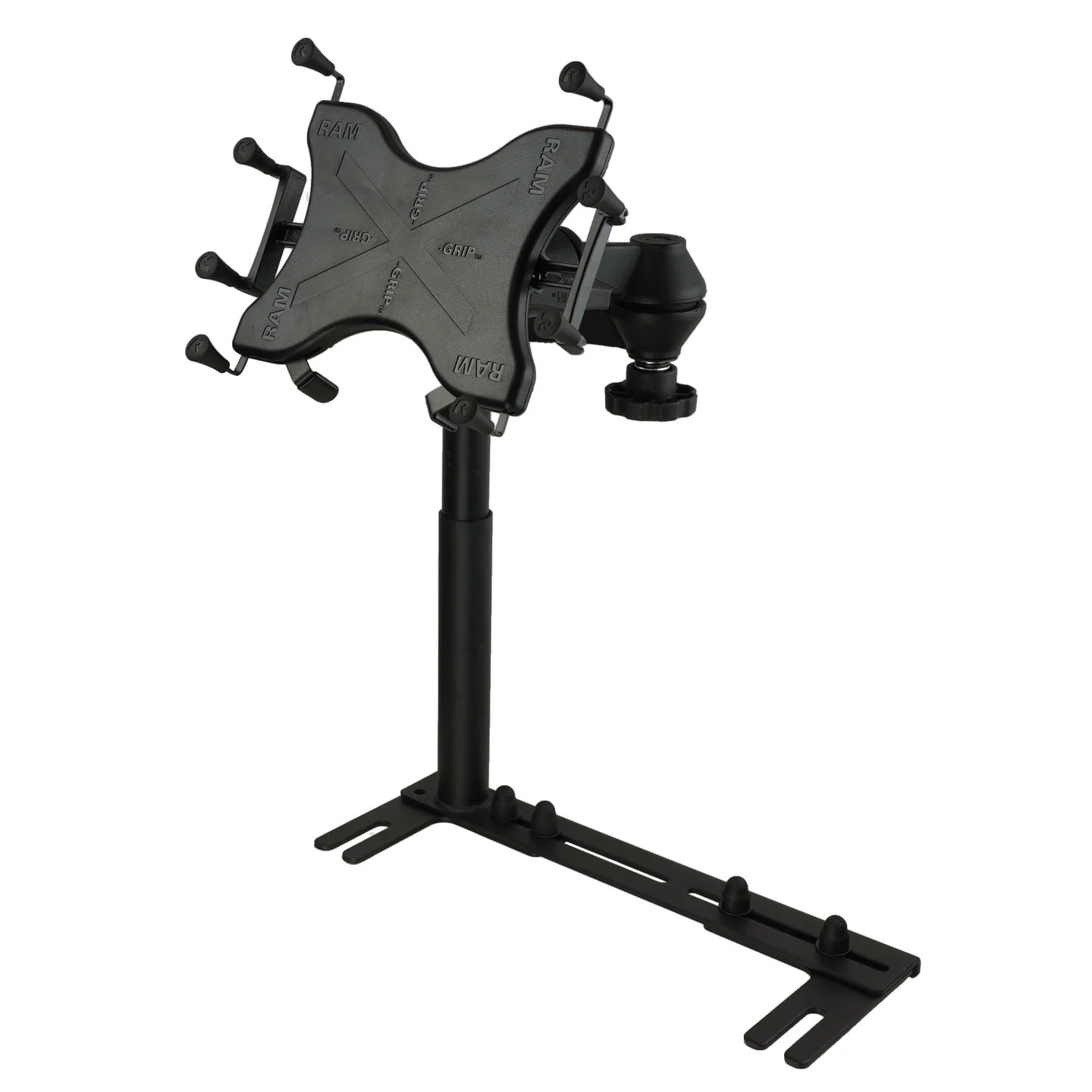 RAM® X-Grip® 9–11" Tablet Vehicle Mount with Universal No-Drill Base | Heavy-Duty Adjustable Tablet Holder