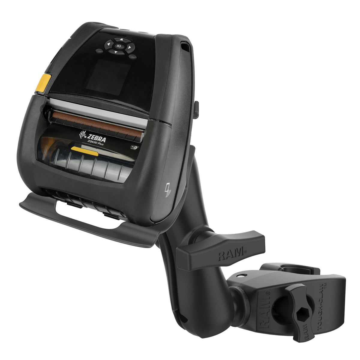RAM Zebra ZQ630 Printer Mount with Tough-Claw | RAM-404-ZE31U