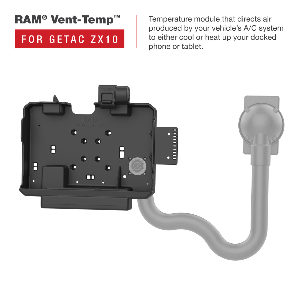 RAM Form-Fit Tablet Holder for Getac ZX10 – RAM-HOL-GE4U