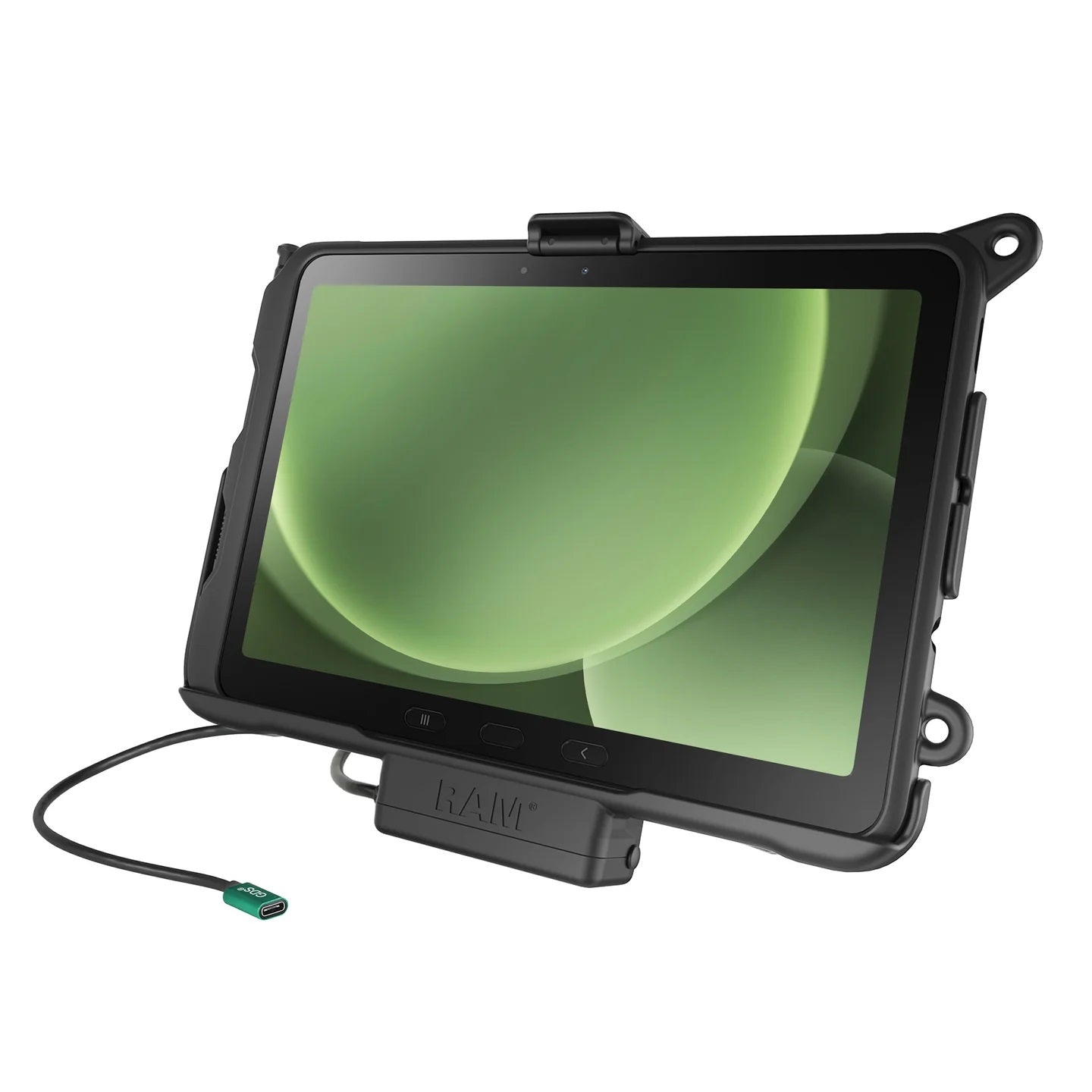 RAM USB-C Powered Dock for Samsung Galaxy Tab Active5 Pro and Tab Active4 Pro with pogo pin charging