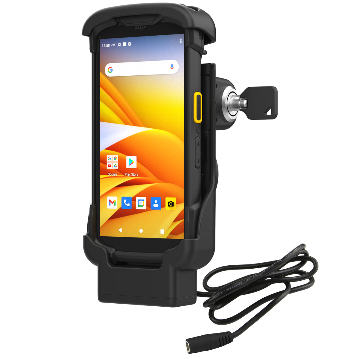 RAM Key-Locking Form-Fit Powered Dock for Zebra TC73 & TC78 – RAM-HOL-ZE17L-1U