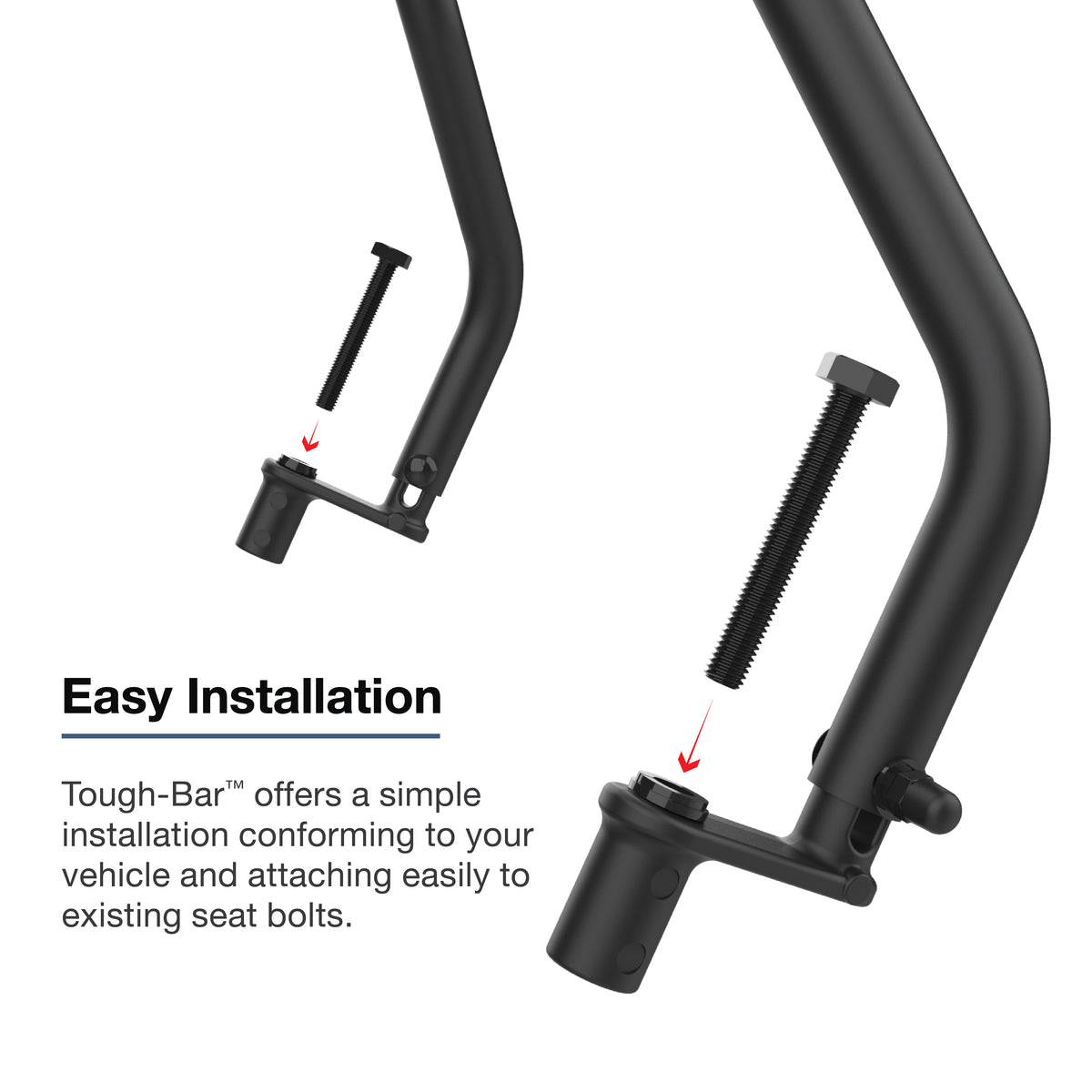 RAM Tough-Bar Vehicle Mounting Base for 2019-2026 Ram 1500 with 5", 8.4" & 12" Displays – RAM-TB-18