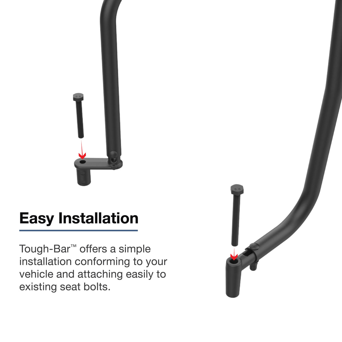 RAM Tough-Bar Vehicle Mounting Base for 2023-2026 Toyota bZ4X – RAM-TB-20