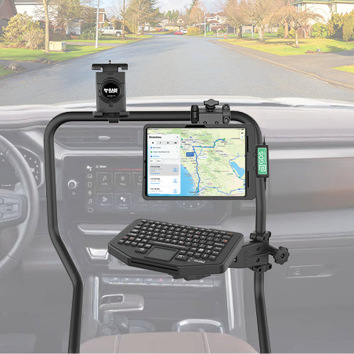 RAM Tough-Bar Vehicle Mounting Base for 2022-2026 GMC Sierra AT4 & Denali with 13.4" Display – RAM-TB-32