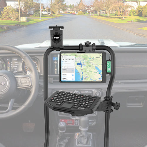 RAM Tough-Bar Vehicle Mounting Base for 2024-2026 Jeep Wrangler & Gladiator – RAM-TB-36