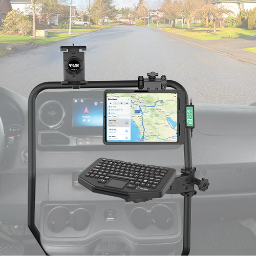 RAM Tough-Bar Vehicle Mounting Base for 2019-2026 Mercedes-Benz Sprinter with Standard Seats – RAM-TB-46