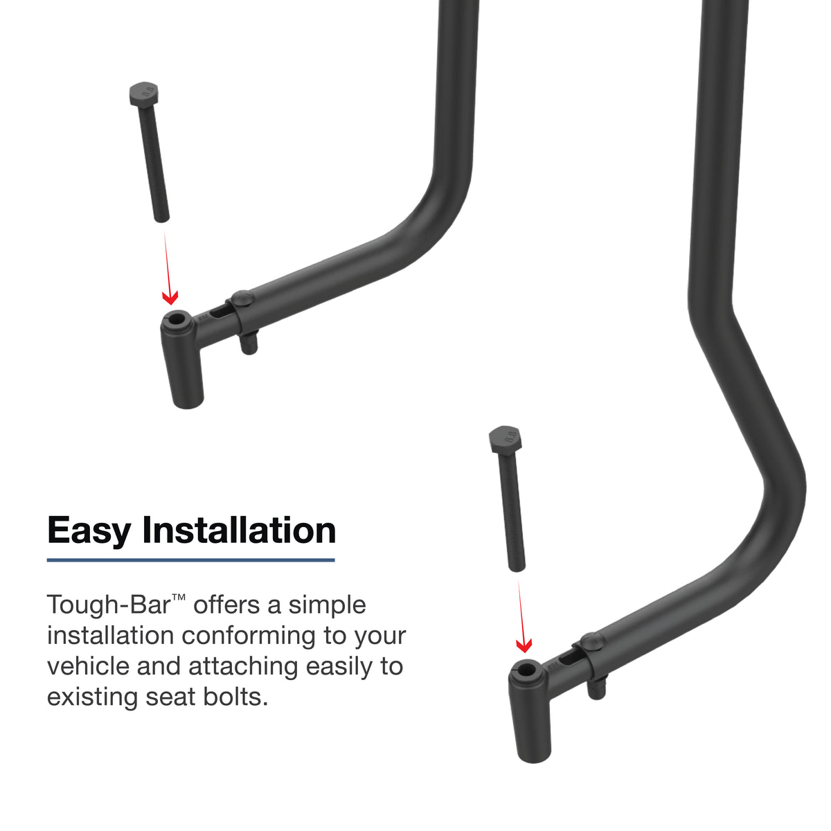 RAM® Tough-Bar™ for 2025-2026 Toyota 4Runner & 2024-2026 Tacoma with 8" Display - RAM-TB-47