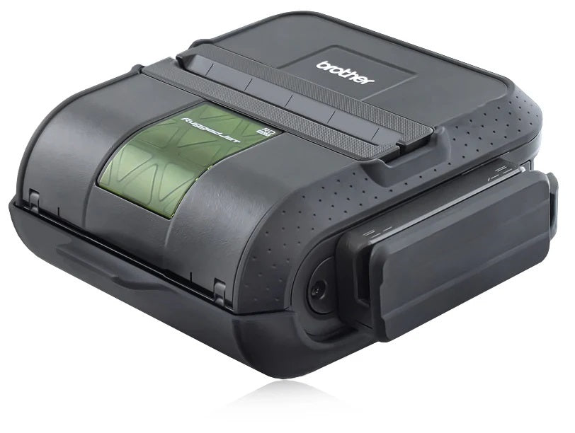 Front view of RAM printer holder for Brother RuggedJet 4 showing secure form-fit design