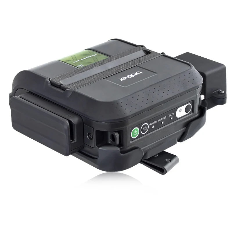 Side view of RAM Mounts RuggedJet 4 printer holder highlighting low-profile shape
