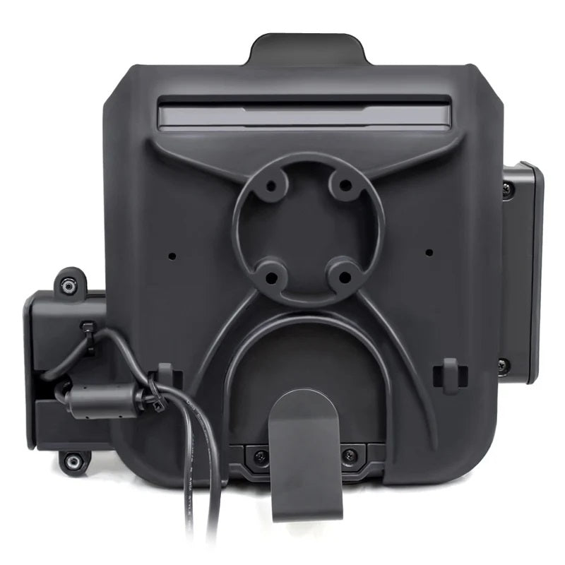 Underside of RAM RuggedJet 4 printer holder showing screw holes for mount installation