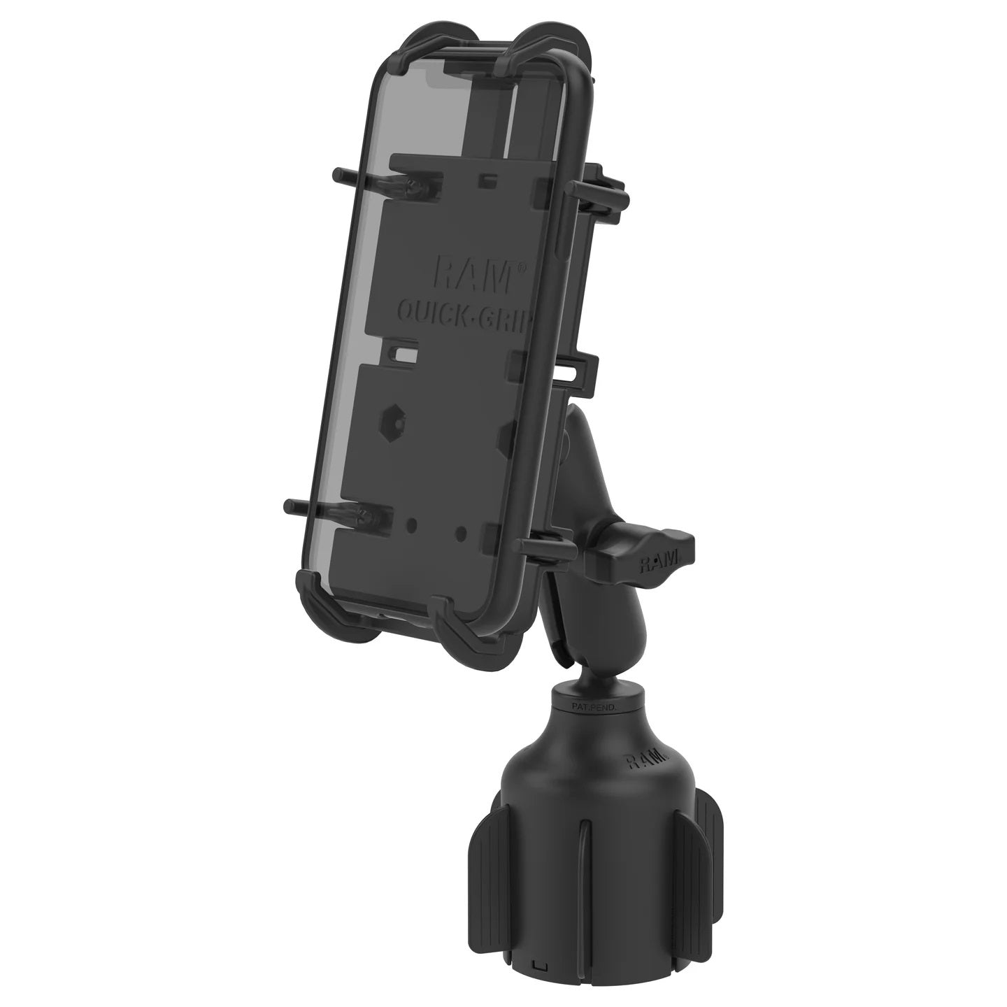 RAM Quick-Grip XL Phone Mount with Stubby Cup Holder Base