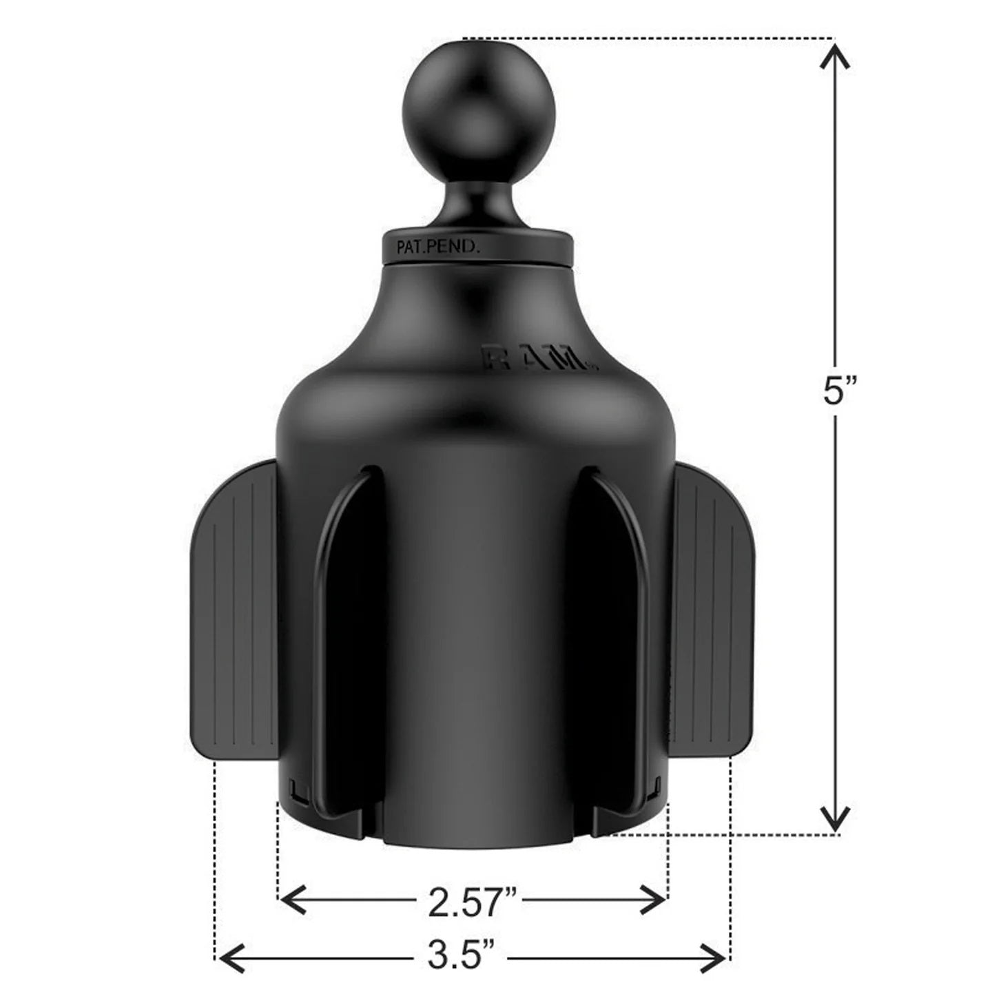 RAM Stubby cup holder base