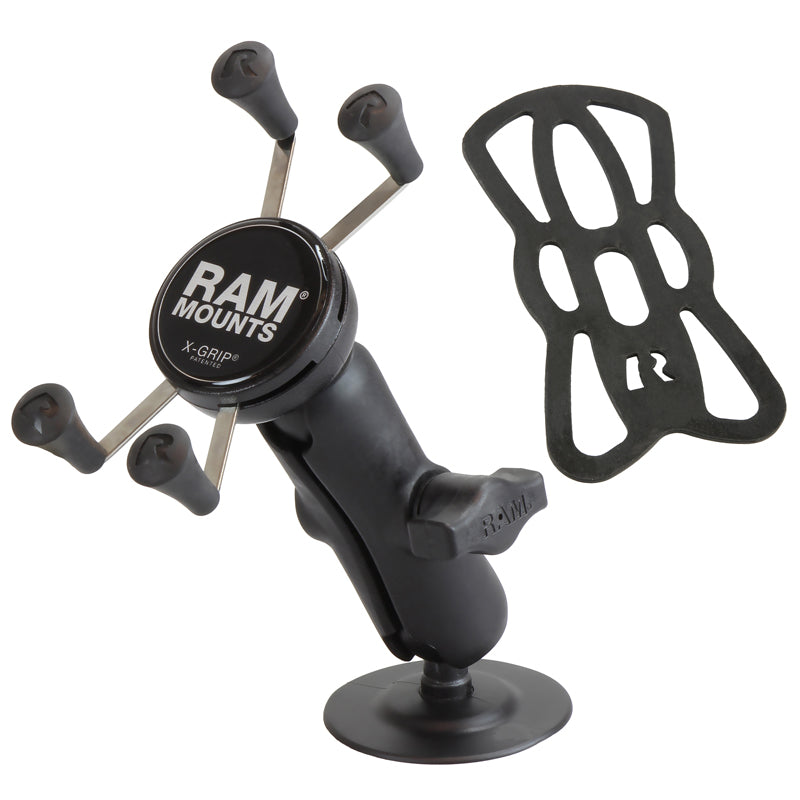 RAM® X-Grip Phone Mount with Flex Adhesive Base and Standard (Medium) Arm – RAP-B-378-UN7U