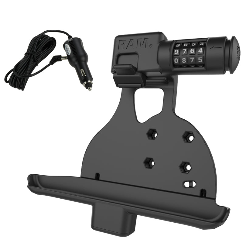 RAM Dial Lock Powered Dock/Holder for Samsung Galaxy Tab Active 2 & Active 8.0