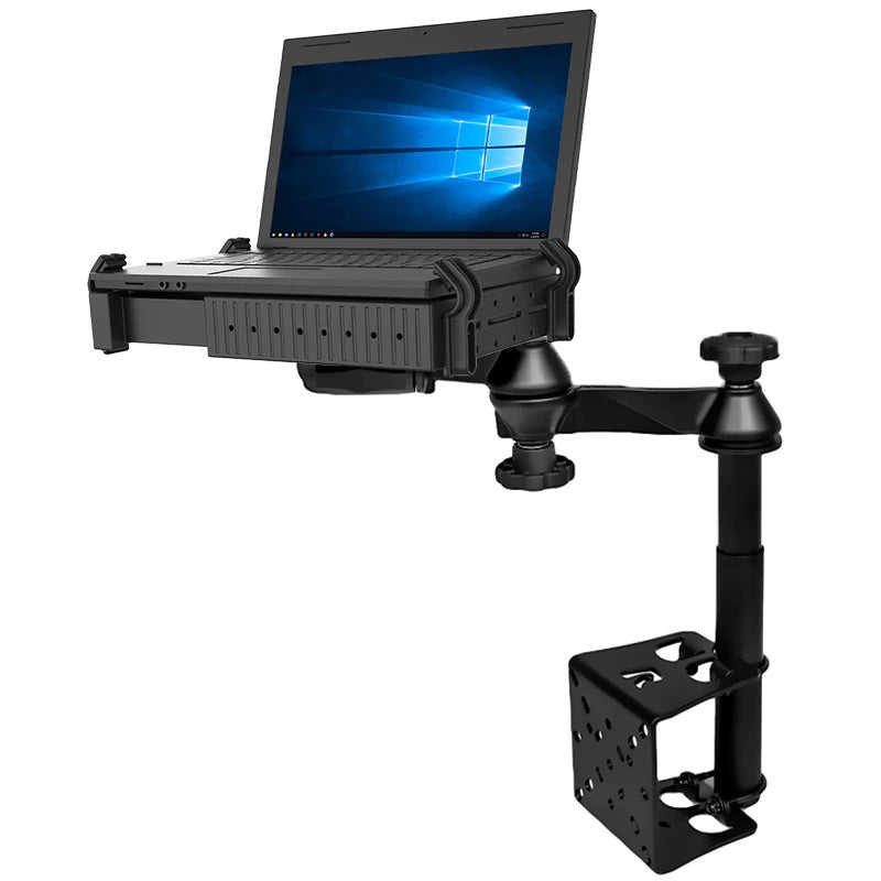 RAM Universal Vertical 5" Offset Drill-Down Laptop Mount
