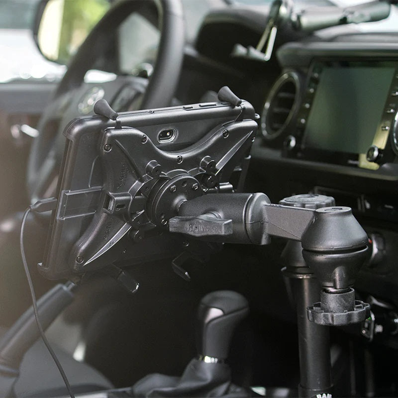 RAM® X-Grip® 12"–13" Tablet Vehicle Mount for Toyota Tundra & Nissan NV | No-Drill Truck Tablet Holder