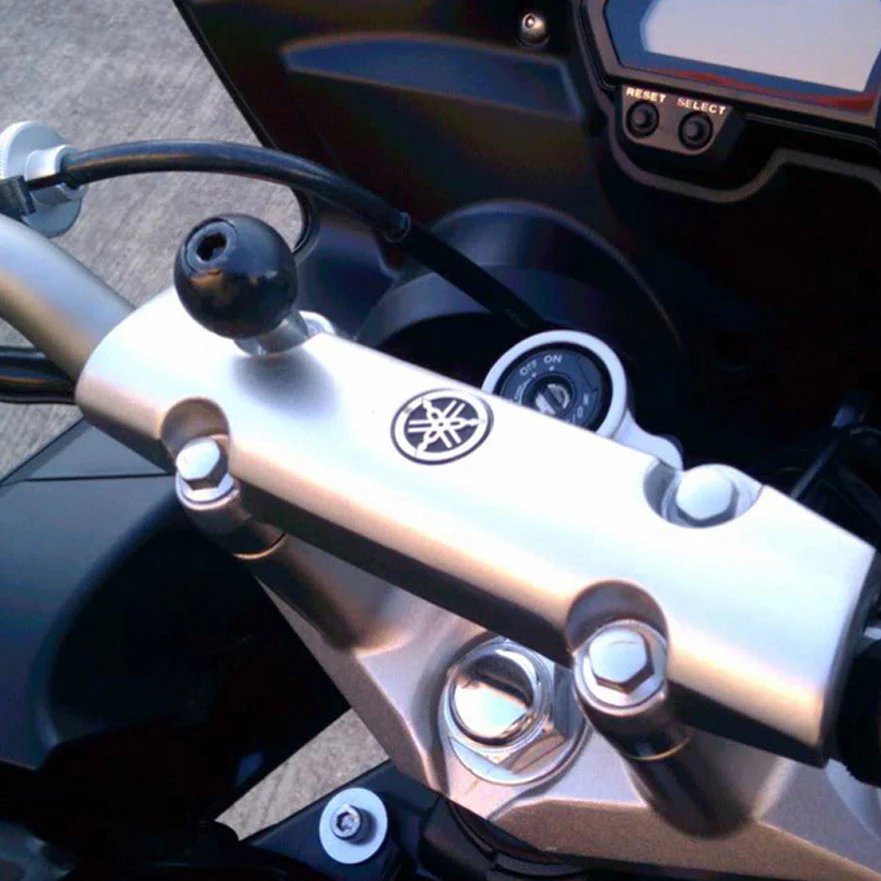 RAM Motorcycle Handlebar Clamp Base with B Size 1" Ball | RAM-B-367U