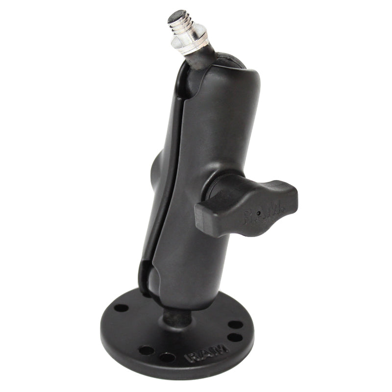 RAM Drill Down 1" Ball Mount with 3/8"-16 Threaded Post