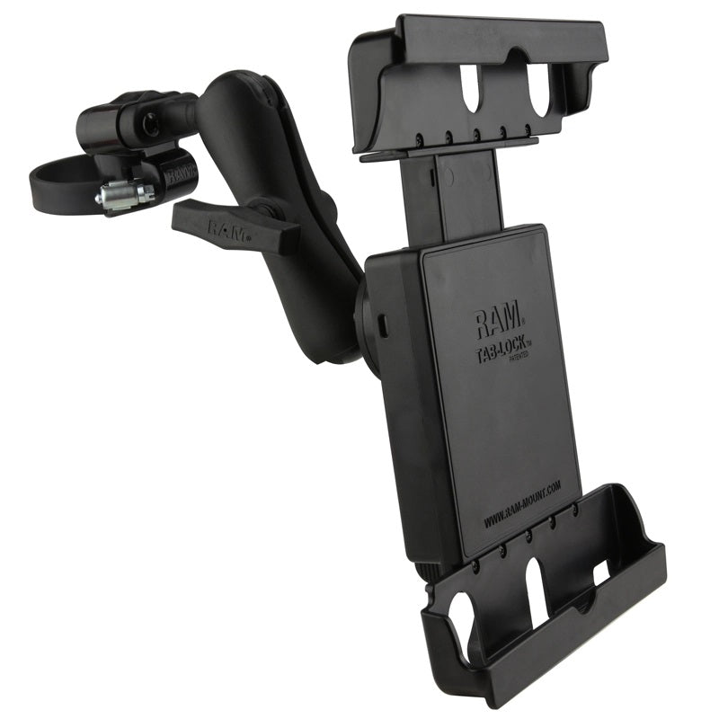 RAM ATV/UTV Rail 1.5" Ball Mount for 9" - 10.5" Tablets with Heavy Duty Cases