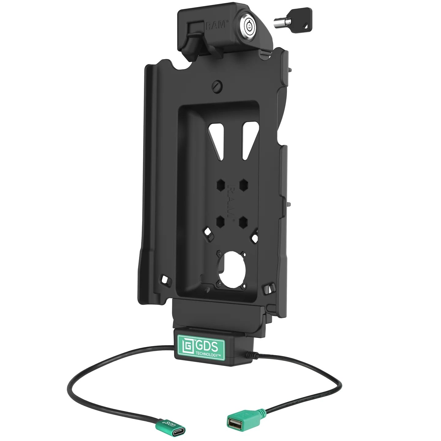 RAM Locking GDS Tough-Dock with Single USB-A for Samsung Tab A9+ Tablet