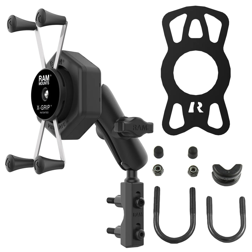 RAM X-Grip Large Phone Mount with Vibe-Safe Motorcycle Base