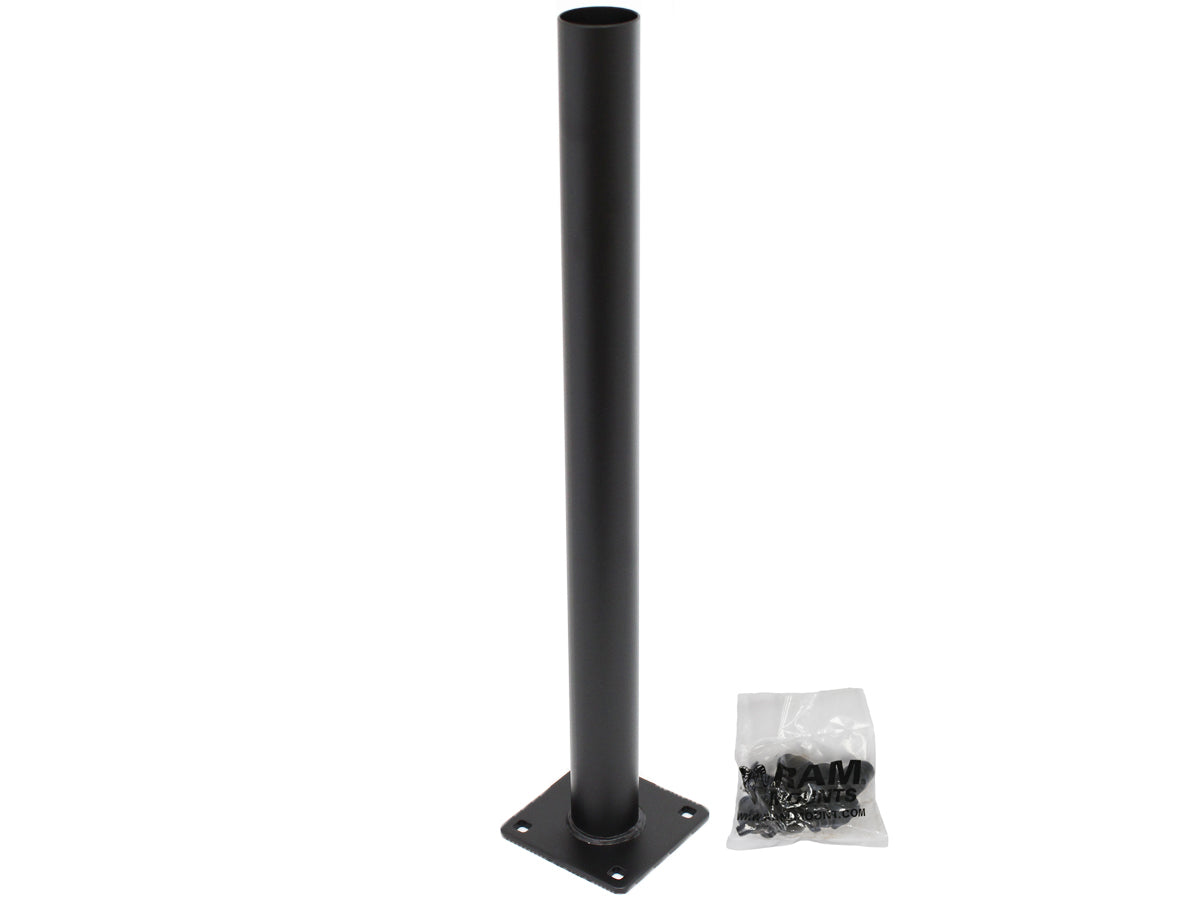 RAM 18" tall female Tele-Pole tube with Square Base