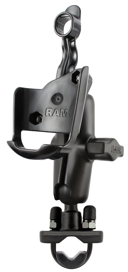 RAM 1" Ball Handlebar Mount with U-Bolt for Garmin Astro 220, GPSMAP 60 Series