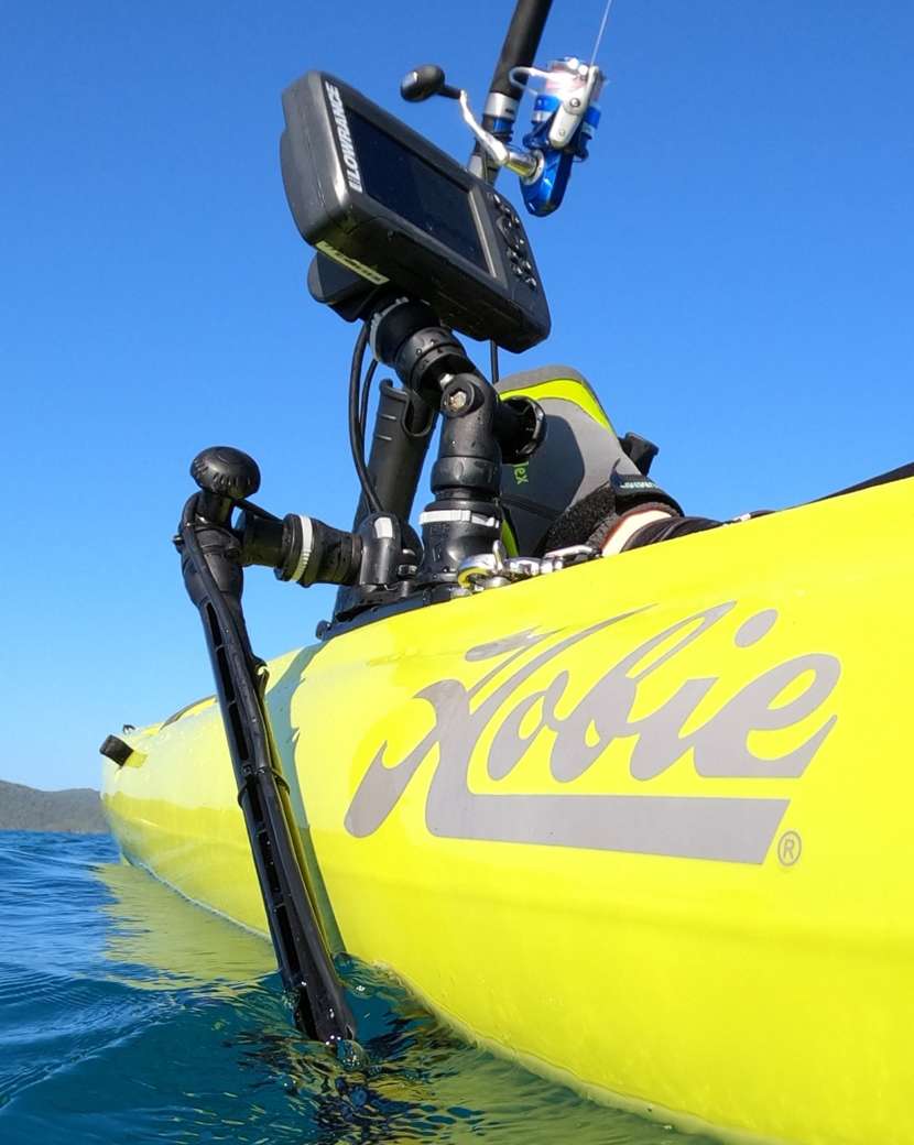 RAILBLAZA Fish Finder Mount R-Lock R with MiniPort TracMount | 08-0082-11