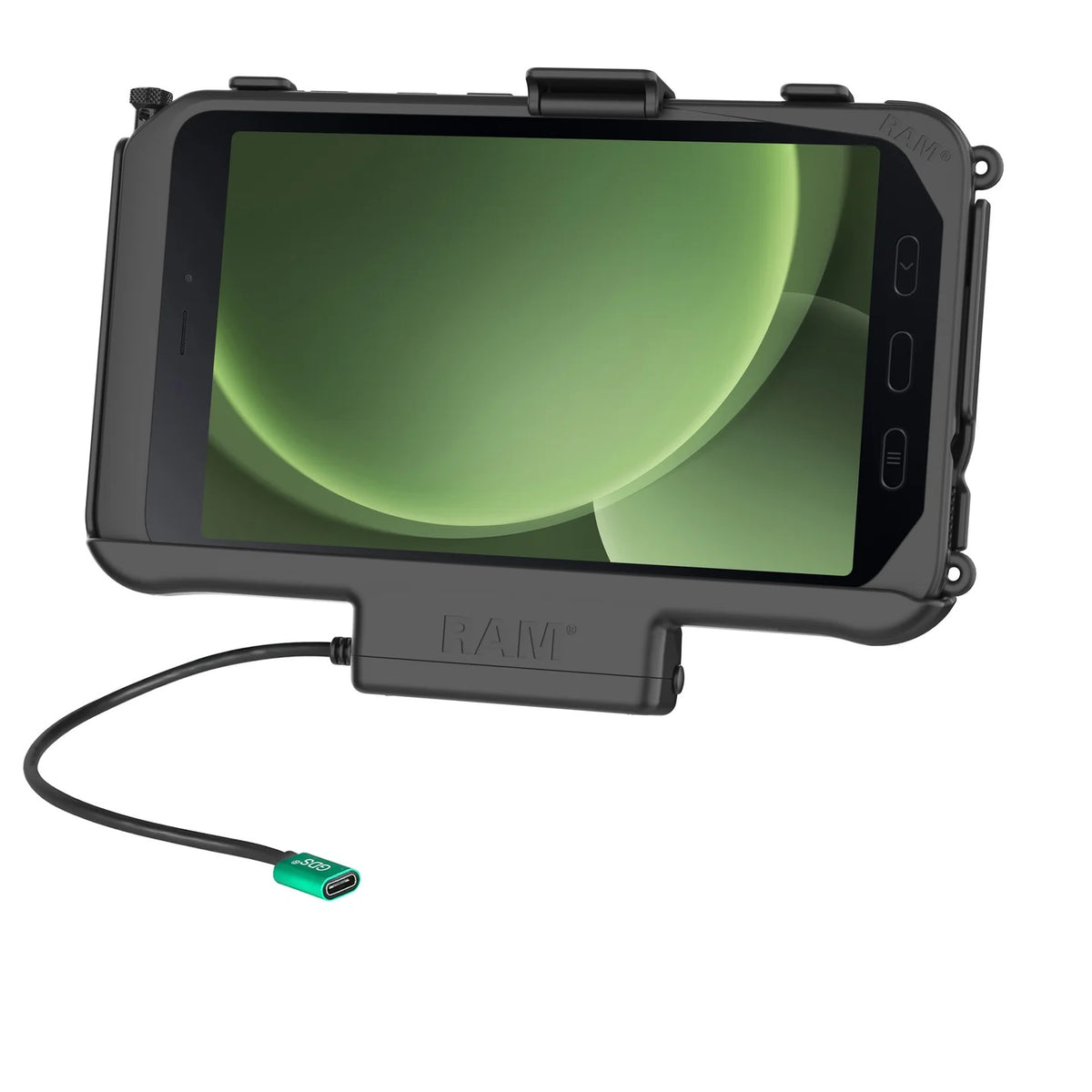 RAM EZ-Roll'r USB-C Powered Dock for Samsung Tab Active5, Active3 & Active2 – RAM-HOL-SAM60CPU