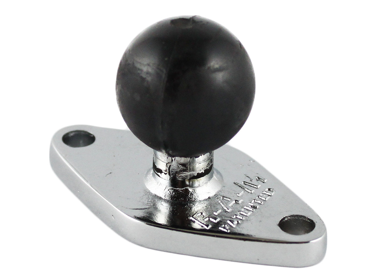 RAM Mount Chrome Plated Diamond Base with 1" Ball