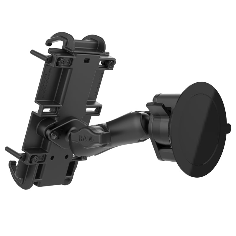 RAM Twist-Lock Suction Cup Mount with Quick-Grip XL Holder