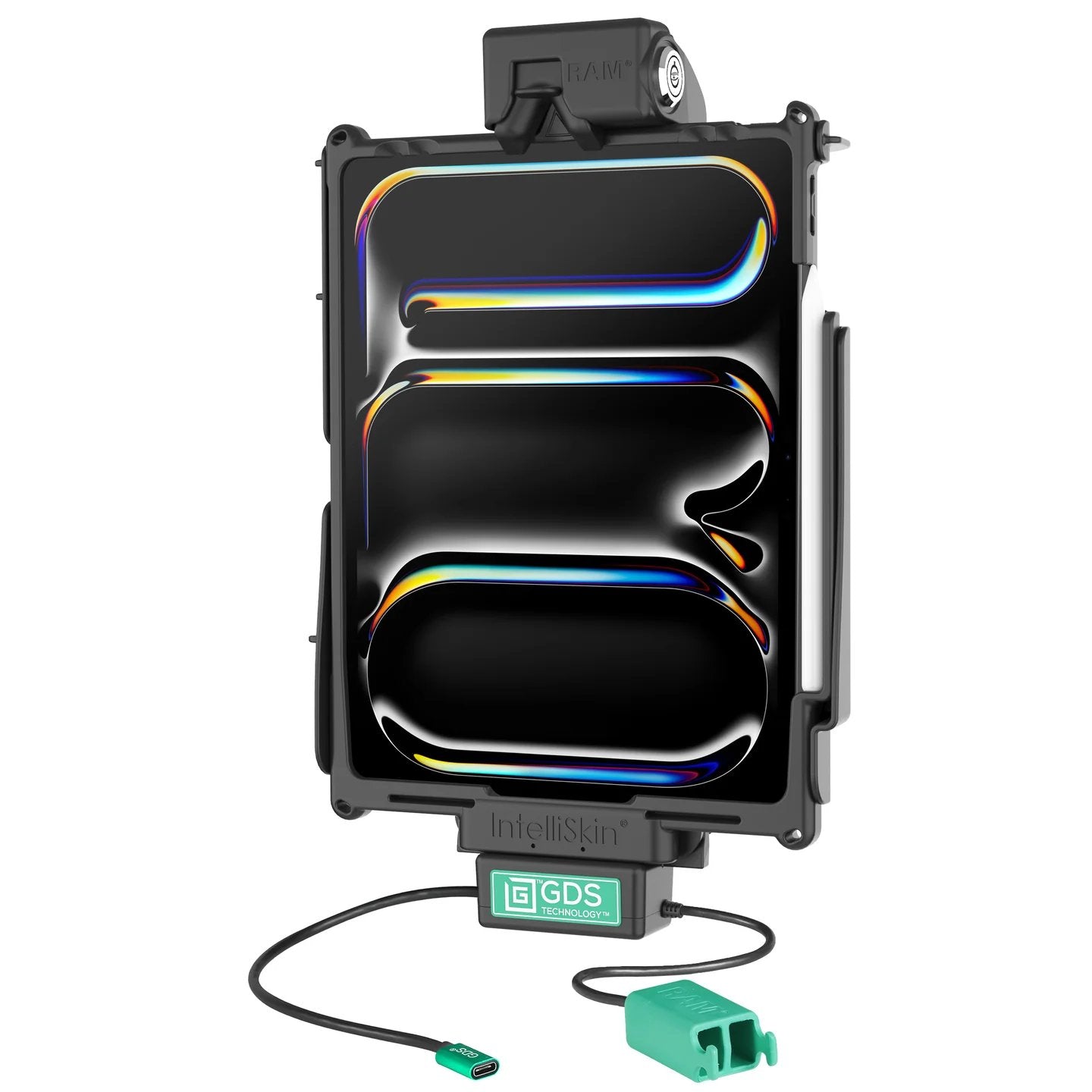 Locking Dock with Dual USB-A for iPad Pro 12.9, Pro 13 & Air 13 | RAM Mounts