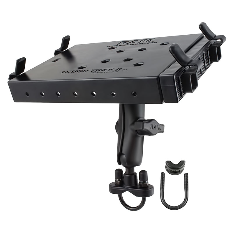 RAM Mounts Rail Mount with Tough-Tray Tablet Holder - Thumbnail 2