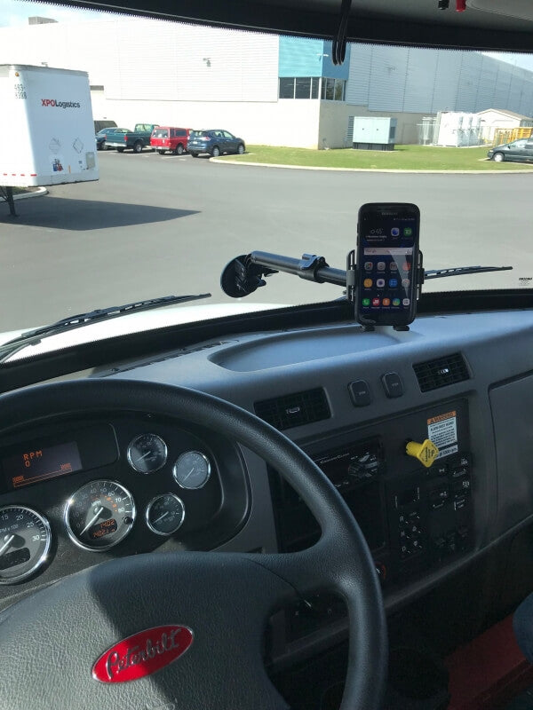 Havis Universal Rugged Phone Cradle with Telescoping Suction Cup Mount
