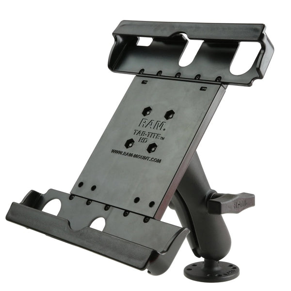 RAM 1.5" Ball Drill Down Mount with Tab-Tite Holder for 9" - 10.5" Tablet