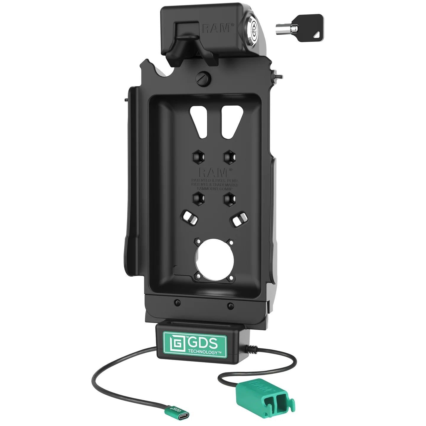 RAM Locking GDS Tough-Dock + Dual USB-A for Samsung Tab A9 & A7 Lite 8.7"
