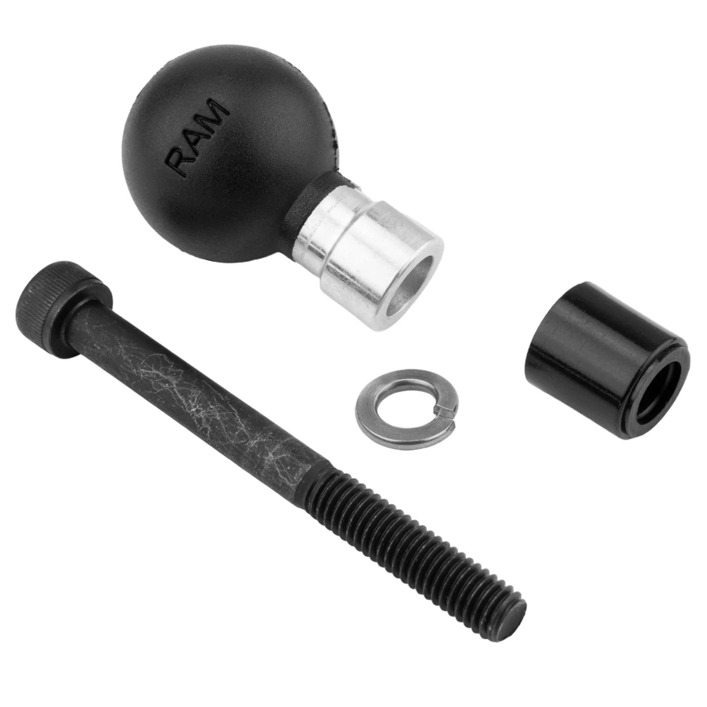 RAM® Grab Handle & A-Pillar M6 Bolt Replacement Ball Mount Base – B Size 1”