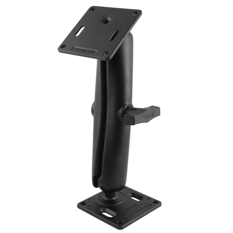 RAM 1.5" Ball Long Mount with Two Square 75mm X 75mm VESA Plates - Thumbnail 3