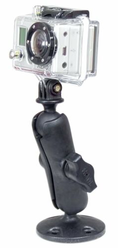 RAM Composite Drill-Down Mount with Adapter for GoPro and Other Action Cams