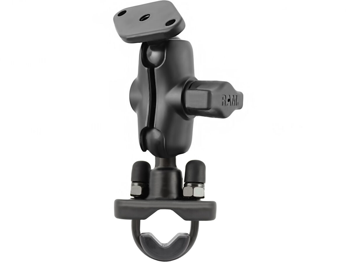 RAM 1" Ball Handlebar / Rail Short Mount with U-Bolt and Diamond Base