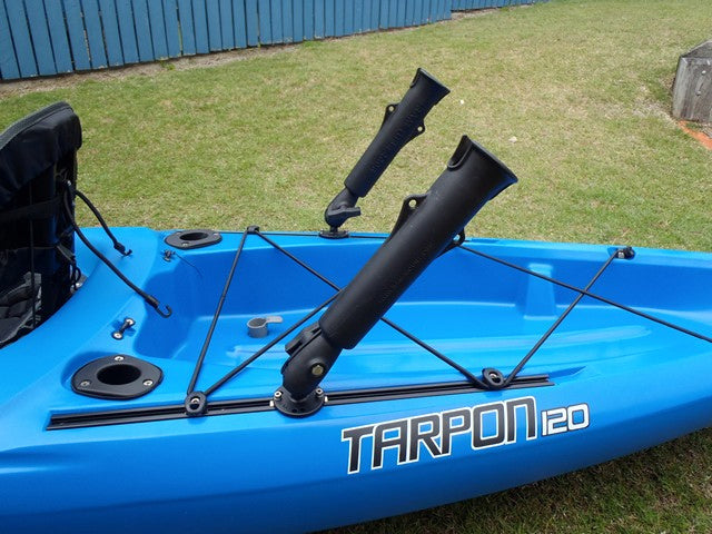 RAM Mount Tube Rod Holder with 1.5" Ball Round Drill Down Base